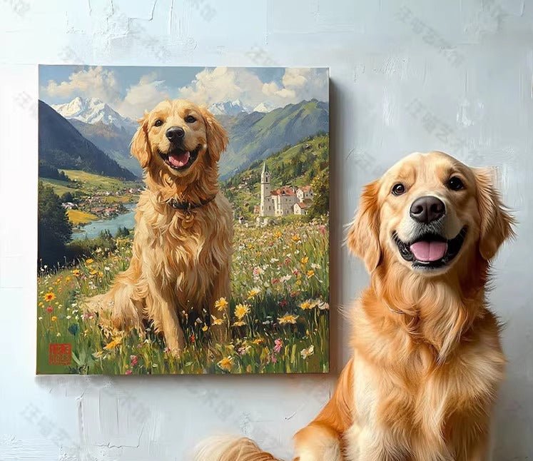 Custom Pet Oil Paintings - Little Tail Custom