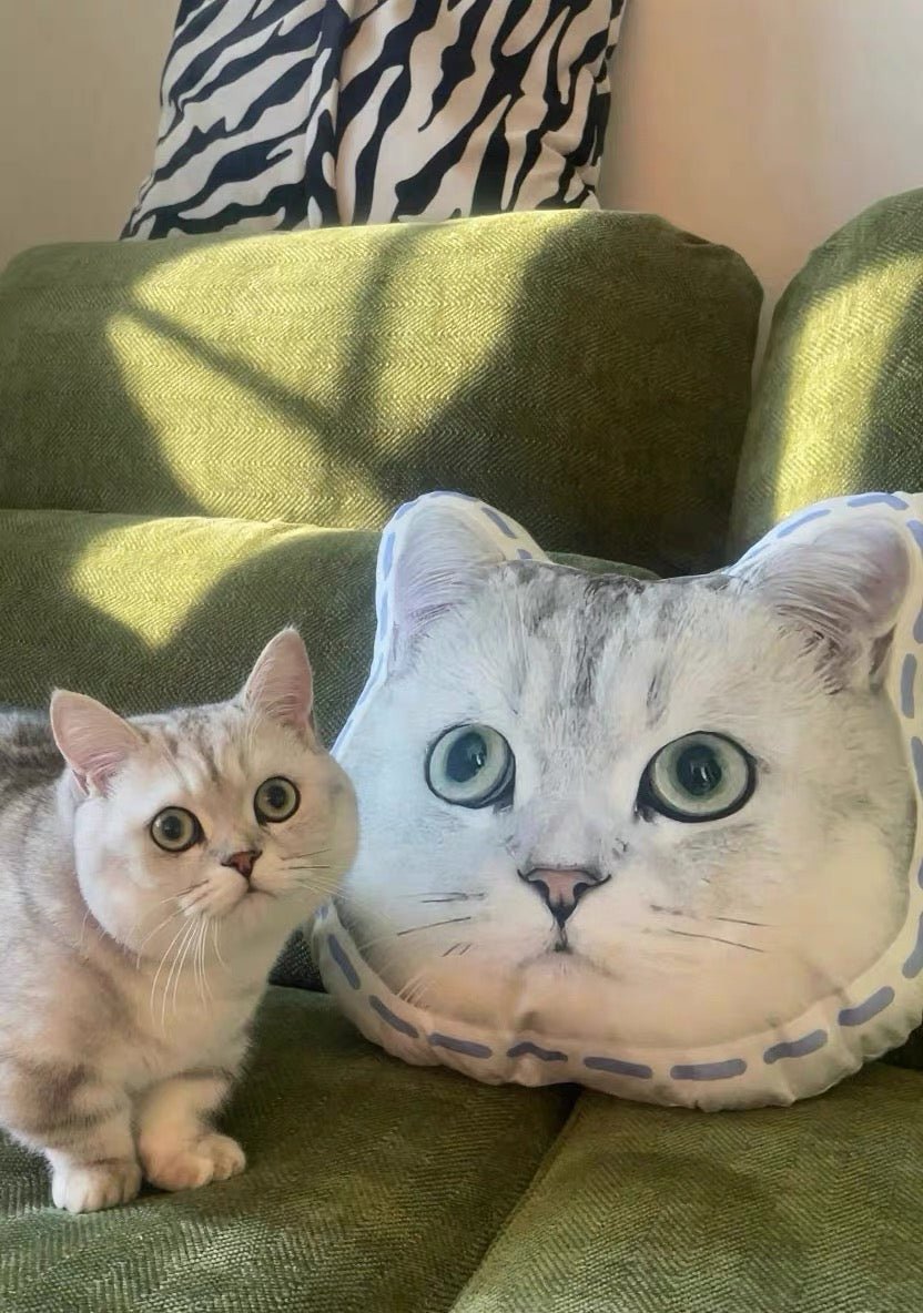 Custom Pet Pillow - Personalized Photo Throw Pillow - Little Tail Custom